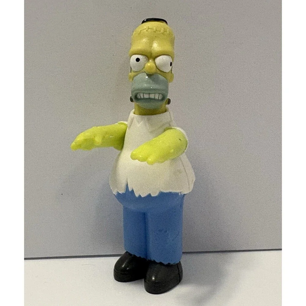 The Simpsons Burger King Spooky Halloween Zombie Homer W/ Skeleton Bart